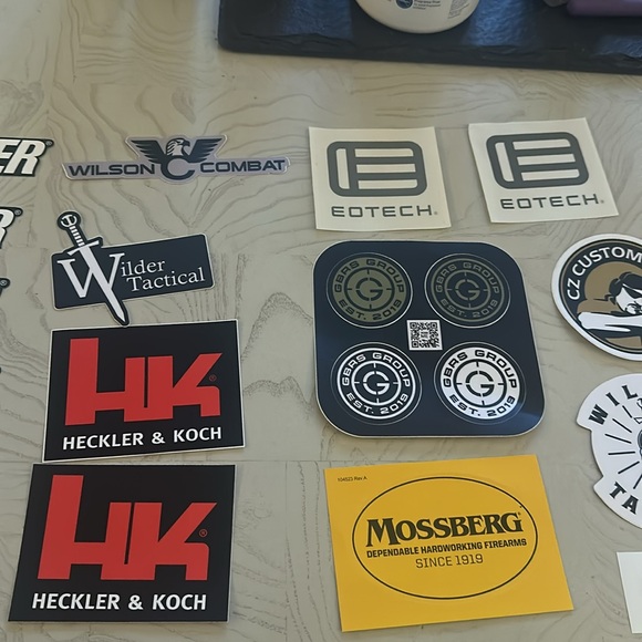 Sticker Collection with Various Logos - Picture 3 of 4